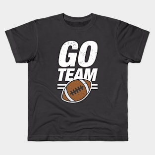Go Team Football Kids T-Shirt